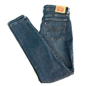 Levi’s 711 skinny jean 31 dark wash